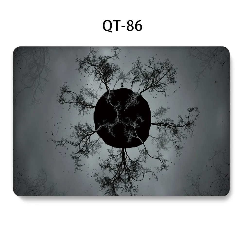 3D чехол для ноутбука MacBook Air Pro retina 11 12 13 15 Touch Bar A2159 A1706 для macbook Touch ID Air 13 A1932+ крышка клавиатуры