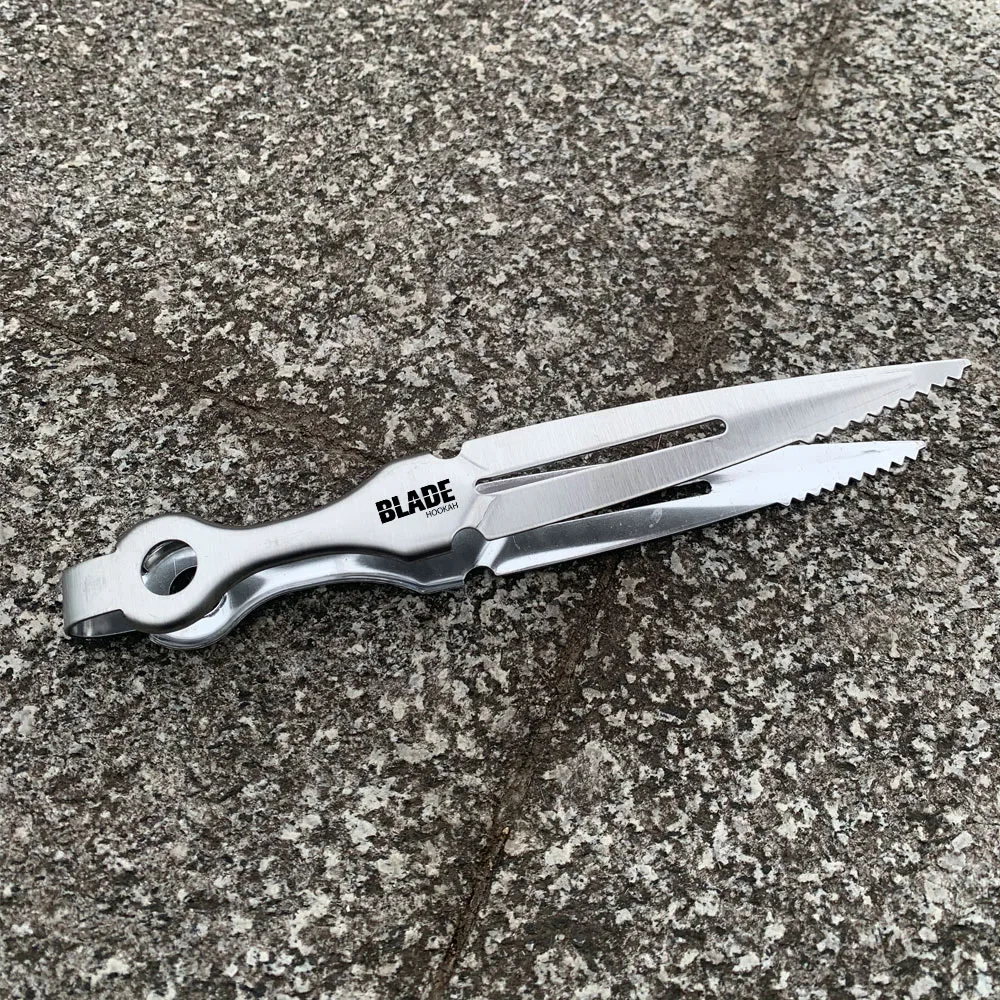 Лезвие для кальяна из нержавеющей стали уголь щипцы Чичи наргиле