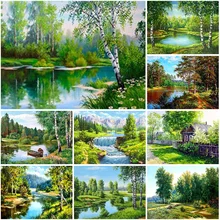 

New Arrival DIY 5D Diamond Painting Tree Landscape Full Square Drill Resin Diamond Embroidery Picture Rhinestone Home Decor Gift