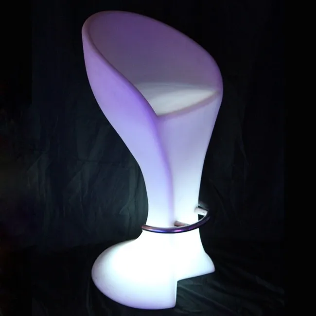 16 видов цветов меняющийся светодиодный фонарь стул светящегося светящиеся Кофе барный стул для вечерние события SK-LF32(L56* W52* 105 см) 2 шт./лот