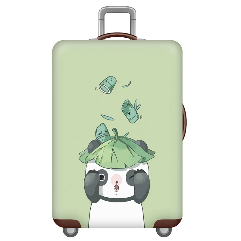 P Luggage cover Эластичный Защитный чехол для багажа, защитный чехол, чехол на колесиках, чехол s, чехлы для 18-32 дюймов, чехол для костюма, аксессуары для путешествий - Цвет: P Luggage cover