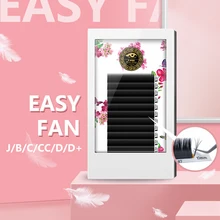 BRILLANT  Easy Fanning Volume Mega Eyelashes Extension Austomatic Flowering Rapid blooming Self-Making fans lashes