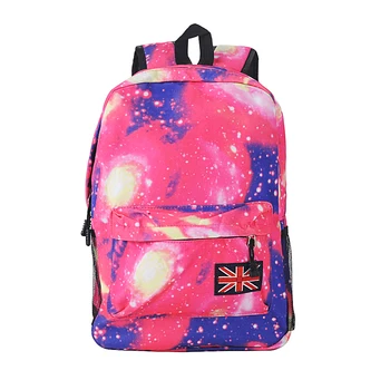 

Zipper Closure Polyester Outdoor Travel Starry Sky Adult Kids Fashion Adjustable Strap Large Capacity Wear Resistant Backpack