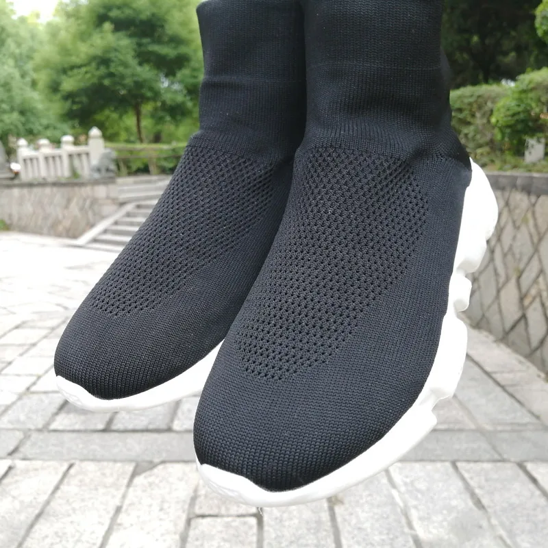 Flyknit носки кроссовки мужские кроссовки для бега zapatillas hombre Deportiva Мужская обувь спортивная обувь кроссовки Balencia удобные унисекс