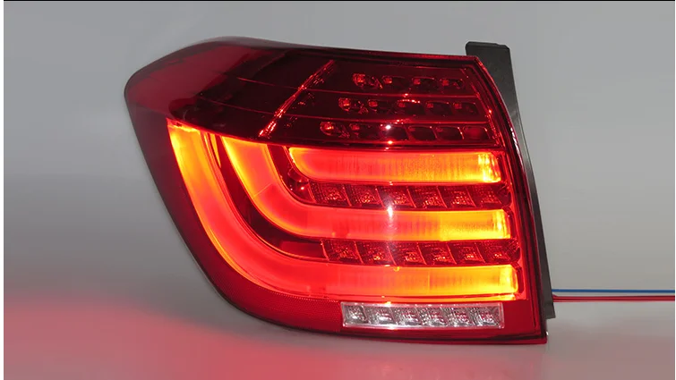 Автомобильный задний светильник s для Toyota Highlander 2012- задний светильник s светодиодный задний светильник DRL+ тормоз+ сигнальная Автомобильная задняя лампа