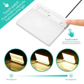 

1PC Folding Wireless Charger Night Light Wireless Charge Stand Power Bank With Night Light