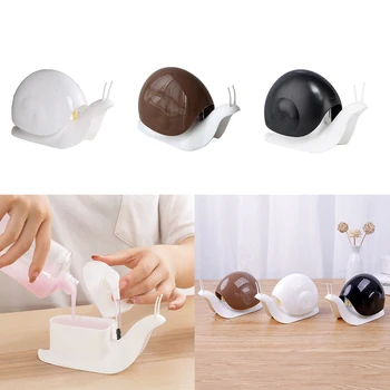 

For Disinfection Safety Shampoo Dispenser Cute Snail Shape Lotion Bottle Liquid Soap Bottle Container Shower Gel Press Dispenser