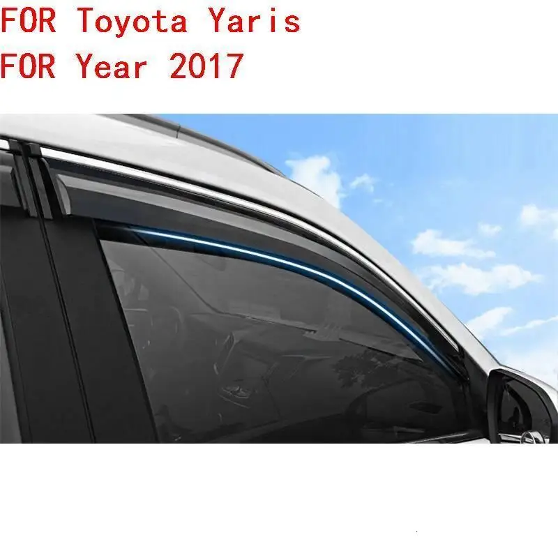 Автомобильная защита от дождя, модифицированный козырек для окон Toyota Camry Corolla Ex Highlander Lewin RAV4 MARK X Vios Yaris