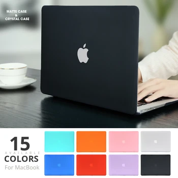 Laptop Case For Apple Macbook Mac book Air Pro Retina New Touch Bar 11 12 13 15 inch Hard Laptop Cover Case 13.3 Bag Shell 1