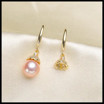 

Unique Design Hot Pearl Earrings Mountings, Drop Earrings Findings Settings Jewelry Parts Fittings Drop Earrings Accessories