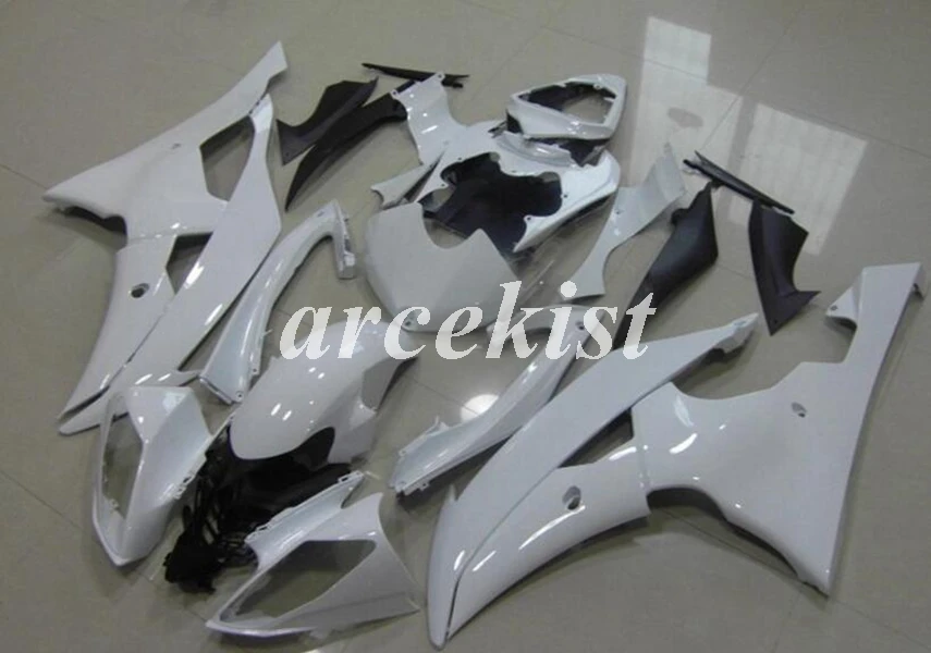 ABS литья под давлением Обтекатели комплект подходит для YAMAHA YZF-R6 2008- 08 09 10 11 12 13 14 15 16 Кузов Набор красный белый