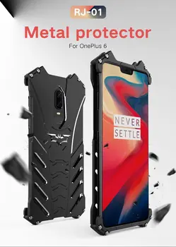 

R-JUST Metal Phone Case For Oneplus 5T 6 6T 7 7T Pro Shockproof Armor BATMAN Phone Shell Case Cover For Oneplus 7 Pro 7T 7 T Pro