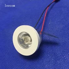 10 шт./лот белый комнатный светильник мини 1 Вт Светодиодный настенный светильник из алюминиевого сплава вращающийся на 360 градусов Точечный светильник для витрины