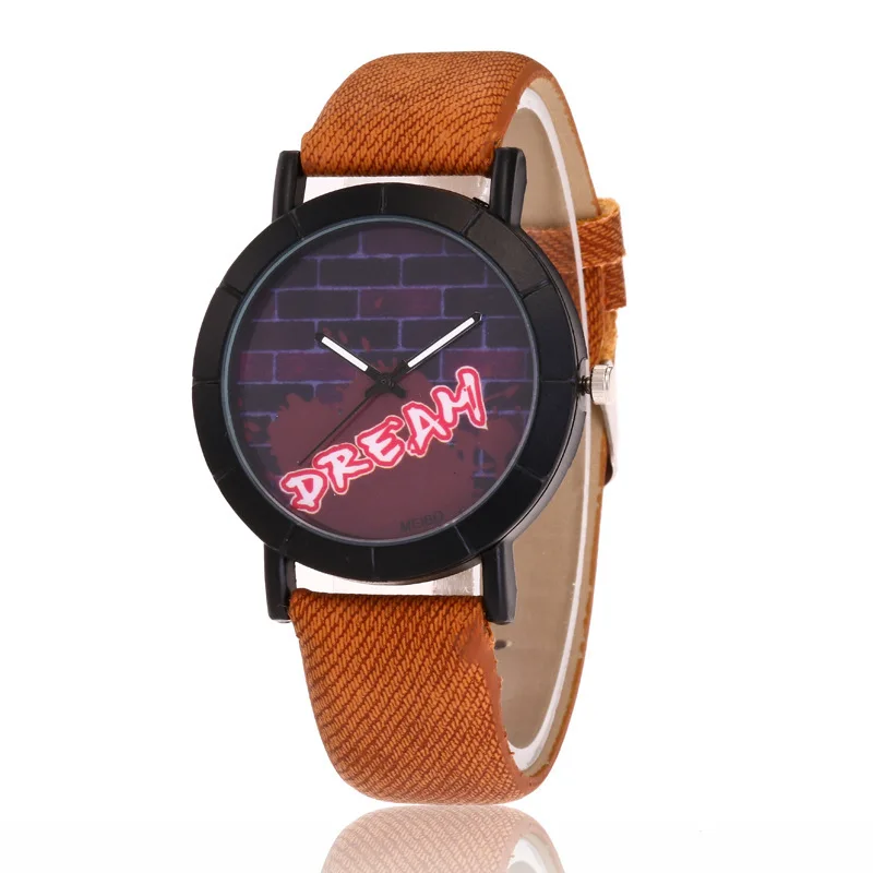 

2018 Hot Sales Dull Polish Leather Belt Couples Watch Europe And America Fashion Men's Women's niu zi dai Quartz Watch