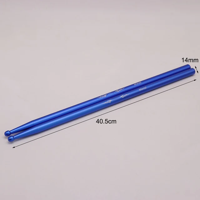 Bacchette Batteria In Lega Alluminio 5A - Set Per Principianti E Professionisti | Metalliche
