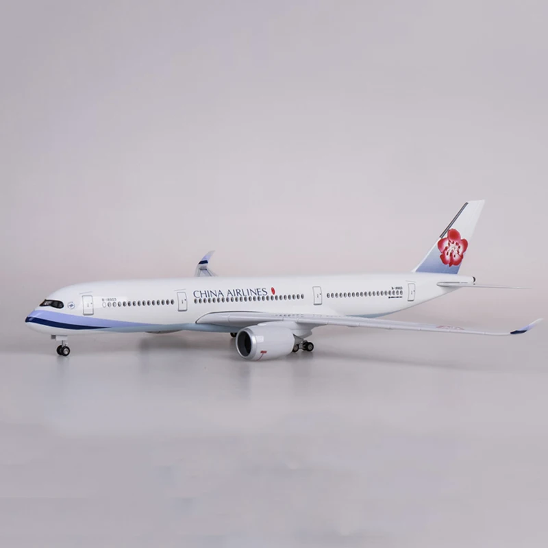 47 см 1/142 ScaleAirbus A350 Тайваньская авиационная модель самолета из сплава с шасси и светильник