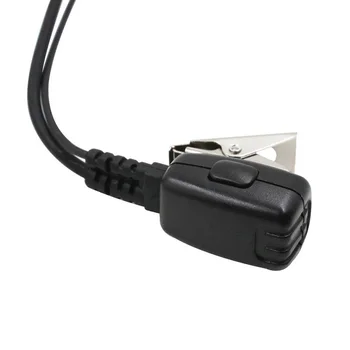 

Ear Hook Earpiece Headset Walkie Talkie Black PU Replacement Accessories
