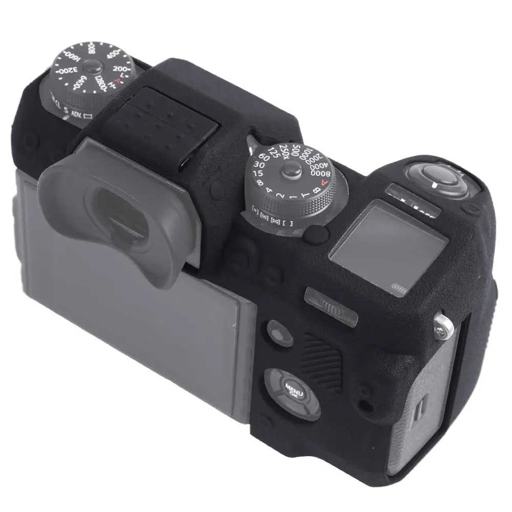 Мягкий силиконовый резиновый чехол для FUJIFILM Fuji X-H1 XH1 цифровой камеры личи текстуры поверхности защитный чехол для тела протектор