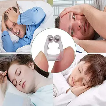 

Magnetic Silicone Mini Nose Clip Non-toxic Respirator Nasal Dilator Anti-snoring Effective Nose Clip 2020