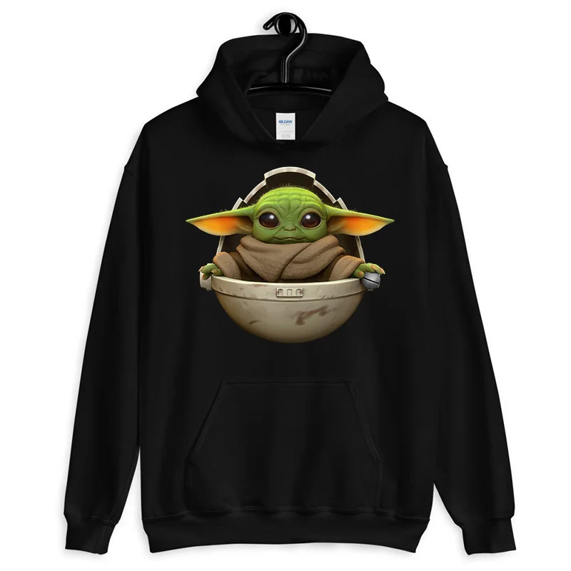 Mandalorian Sweatshirt Men Star Wars Baby Yoda Space Opera TV Series Hoodies Harajuku Science Fiction Movies Hoodie Male Clothes
