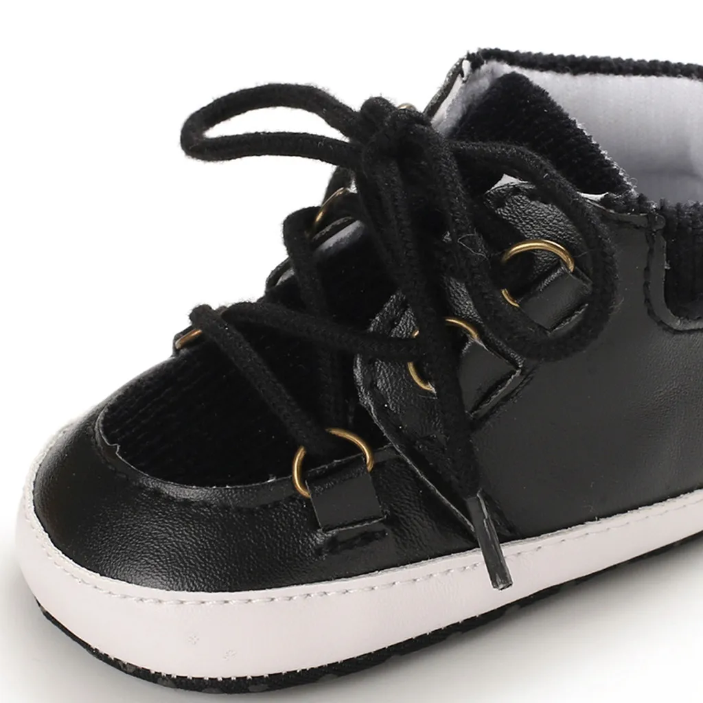 Однотонная обувь для новорожденных девочек и мальчиков; обувь для первых шагов; обувь на мягкой подошве; кроссовки для малышей; обувь для малышей; модная новинка