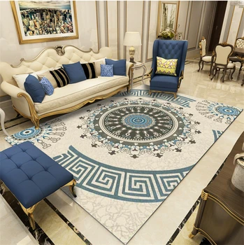 

European-style carpet bedroom coffee table room American-style living room carpet machine washable