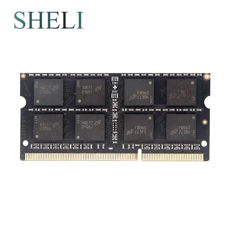 SHELI новые ноутбуки памяти 8 Гб 2RX8 PC3L-12800S DDR3L 1600 МГц 204pin CL11 памяти ноутбука