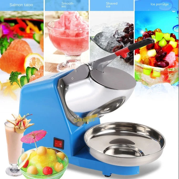 220V 2 Blades Electric Ice Blender Crusher Smoothie Shaver Snow Cone Machine Block Breaking Grinder Slushy Maker | Бытовая техника
