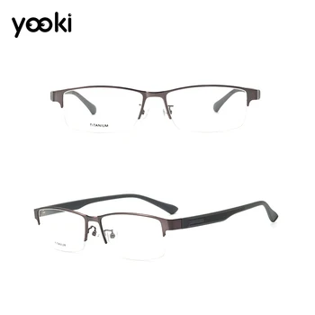 

Optical Glasses Frame Men Full Rim Square Myopia Eye Glass for Men Male Prescription Eyeglasses Titanium Frames P8826 2