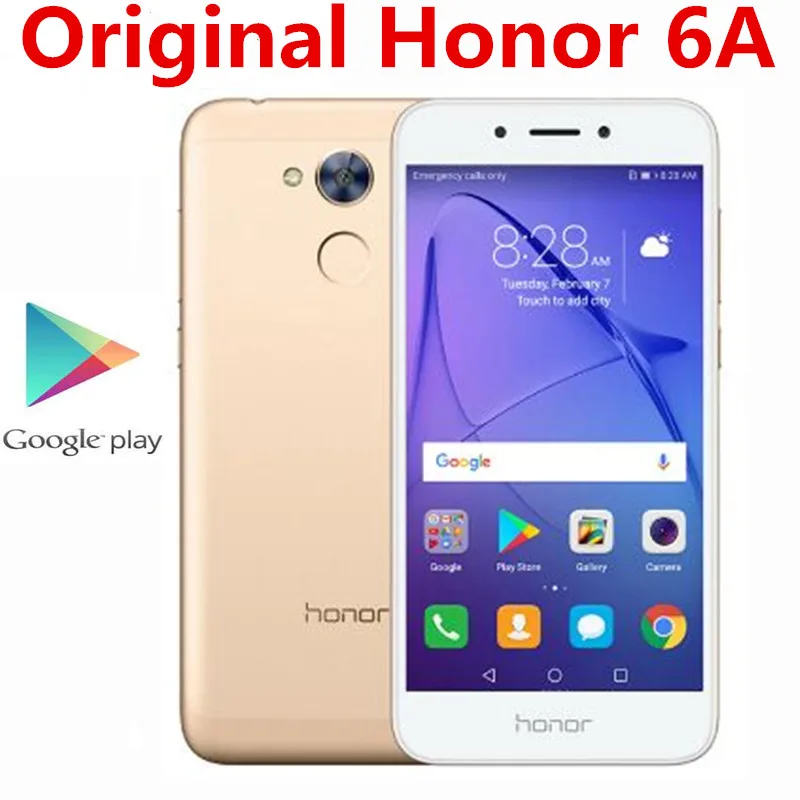 Оригинальный Honor 6A 4G LTE мобильный телефон 3 Гб RAM 32 ГБ ROM 13.0MP + 5.0MP 5 0 &quotIPS 1280X720 3020mAh
