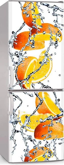 3D фрукты овощи самоклеющиеся посудомоечные машины Холодильник замораживание стикер детская художественная дверь холодильника обои-покрытие - Цвет: Светло-серый