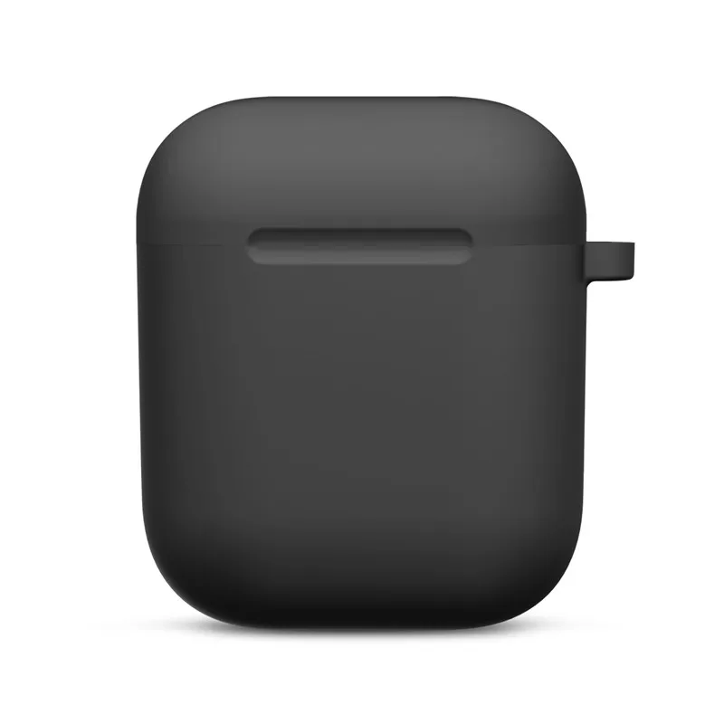 Gray Силиконовый чехол для Apple Airpods противоударный чехол для Apple гарнитура для Airpods чехол s ультра тонкий Air Pods защитный чехол Аксессуары - Цвет: Gray