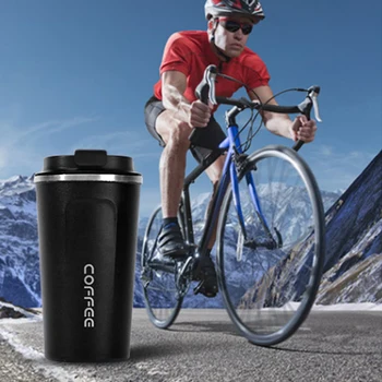 

Stainless Steel Thermos Flask Water Cup Mug Stainless Steel Bottle Travel 380ml/510ml Fashion Coffee Coffee Mug Kitchenware