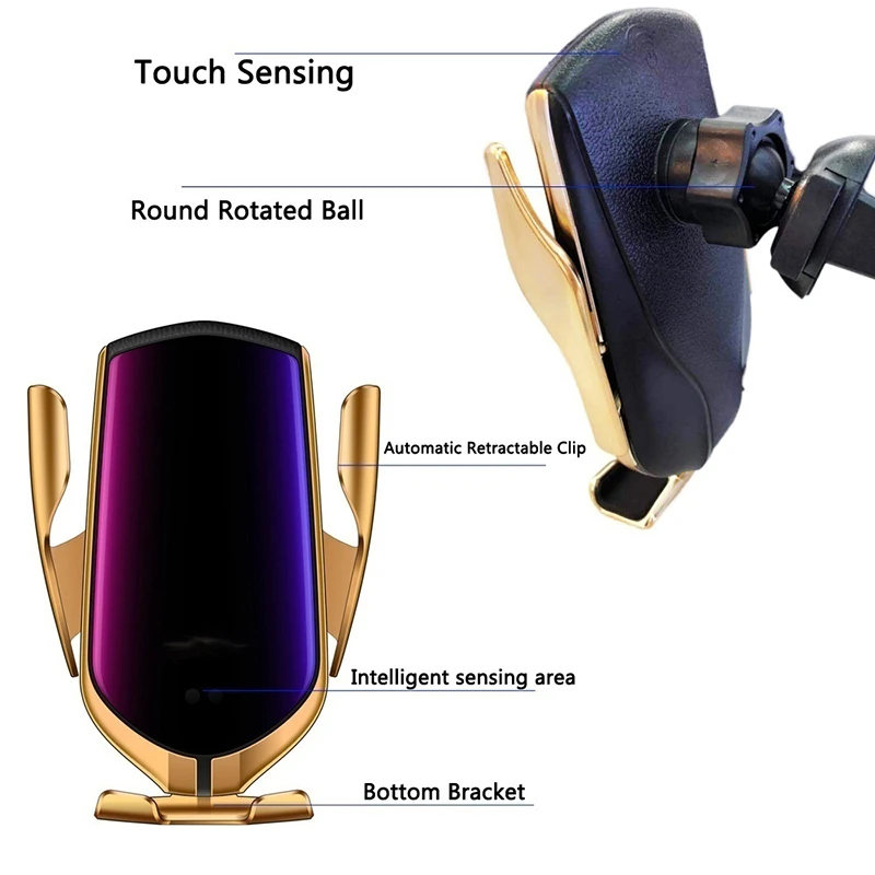 Car Wireless Charger Cargador Inalambrico For Samsung Galaxy S10Plus 2 in1 10W Fast Charger Ladowar