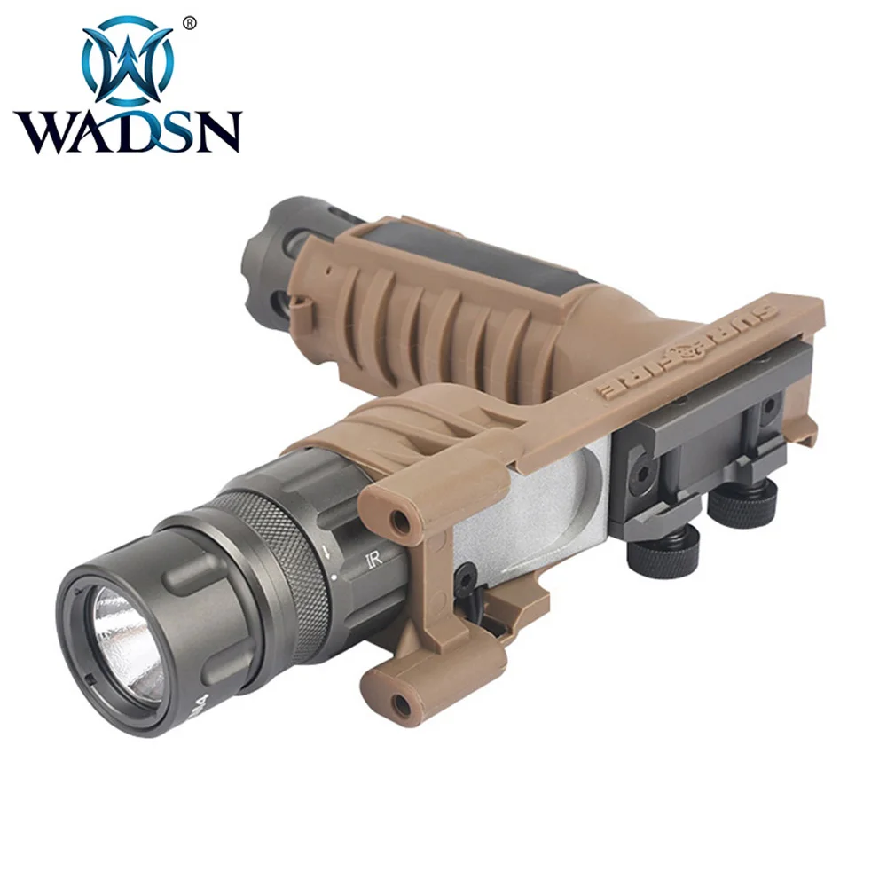 US $85.02 WADSN Surefir Softair Scout lampe M900V VERTICAL FOREGRIP WEAPONLIGHT Tactical Rifle Flashlight WEX451 Hunting Weapon Light