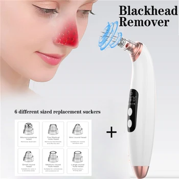 

Vacuum Suction Blackhead Remover Face Deep Pore Cleaner Acne Pimple Removal Facial SPA Face Cleansing Beauty Skin Care Tool