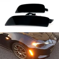 Marqueur latéral LED ambre fumé, clignotant d'aile de pare choc, accessoires de voiture, lumière pour Mazda Miata MX5 ND 2016 – 2021 