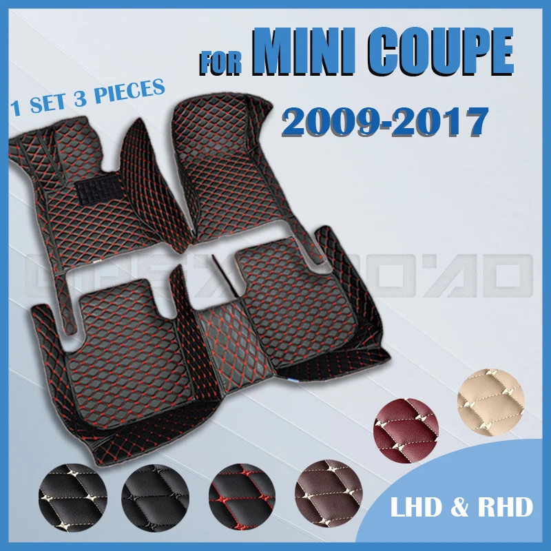 

Car floor mats for MINI COUPE 2009 2010 2011 2012 2013 2014 2015 2016 2017 Custom auto foot Pads automobile carpet cover