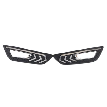 

LED Daytime Running Fog Lights Turn Indicator Bumper DRL Fit for Ford Focus 15+