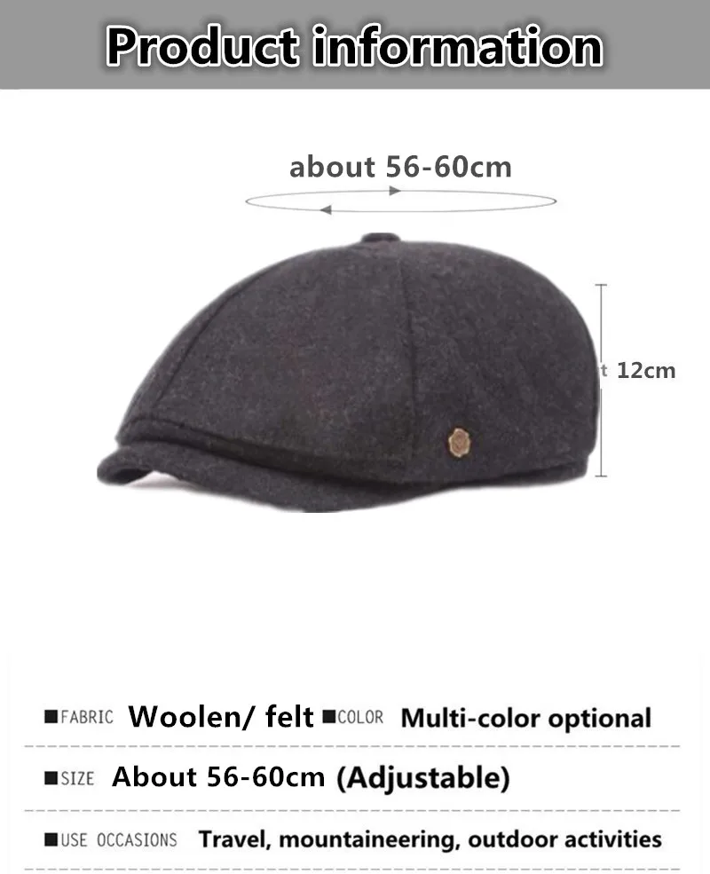 SHALUOTAOTAO мужская шапка осень зима среднего возраста винтажные береты Snapback художника модные бренды язык кепки s Casquette