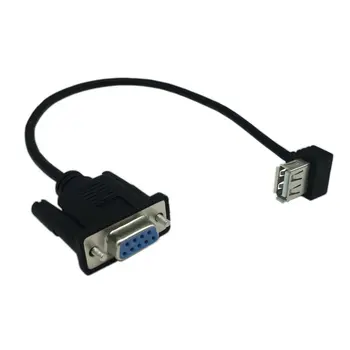 

USB 2.0 A Female TO RS232 DB9 Female Serial Cable Adapter Converter Built with FTDI Chipset reliable adapters