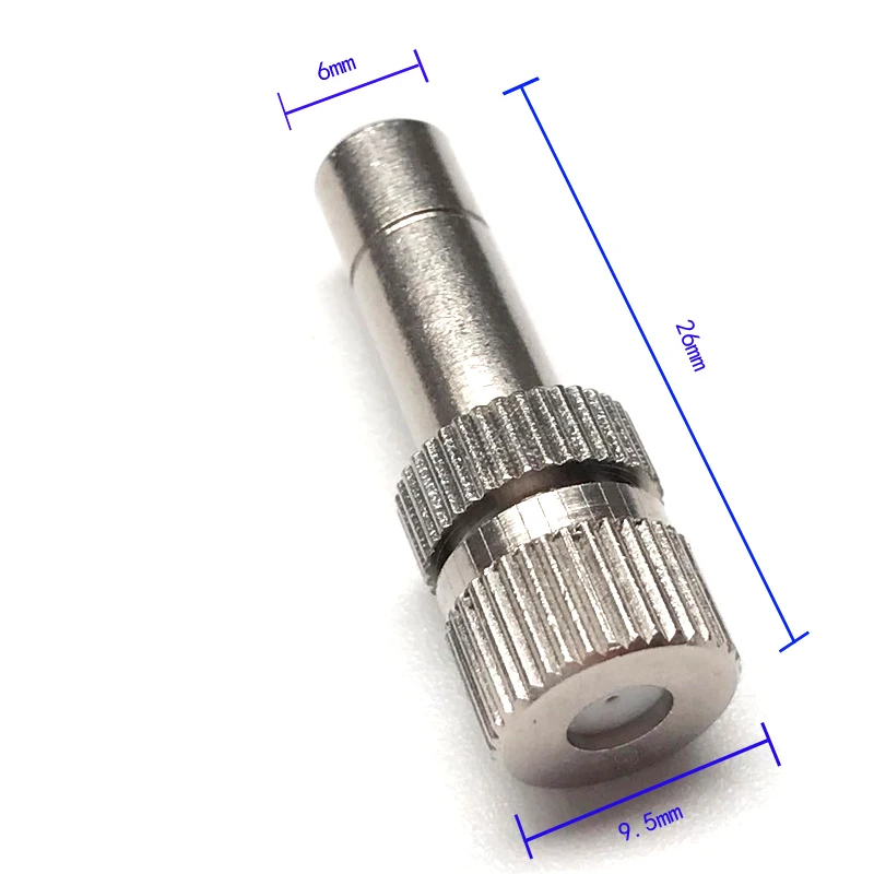 10pcs Atomizing Misting Nozzle Garden Water Irrigation Sprinkler Quick Pushing Nozzles For Misting Cooling System,misting nozzles,atomizing sprayer