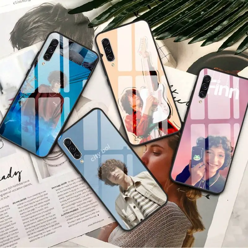 

Finn Wolfhard Phone Case Tempered glass For Samsung S20 Ultra S7 edge S8 S9 S10 e plus note8 9 10 pro