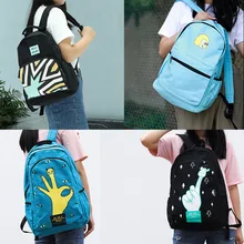 [Специальный] рюкзак для мужчин и женщин-холщовая повседневная школьная сумка износостойкое прочное отделение для компьютера школьная сумка поколение