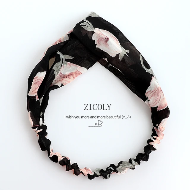 New Women Fashion Hair bands Cross Knot Elastic Hair Band Korean face wash hair band girl small fresh HairBands Hair Accessories style-8