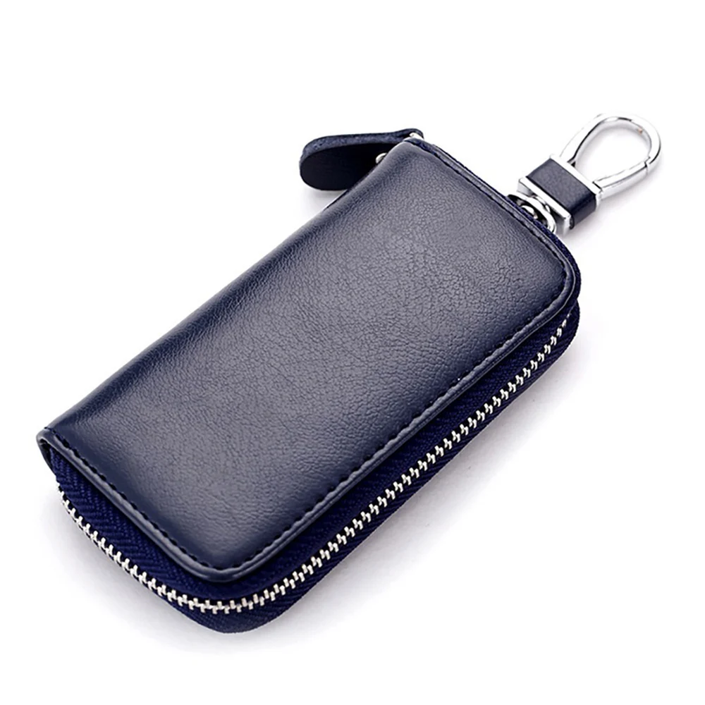 Multi-Function Key Holder Large Capacity Split Leather Ring Storage Bag Fashion Keychain for Driver and Housekeeper | Багаж и сумки