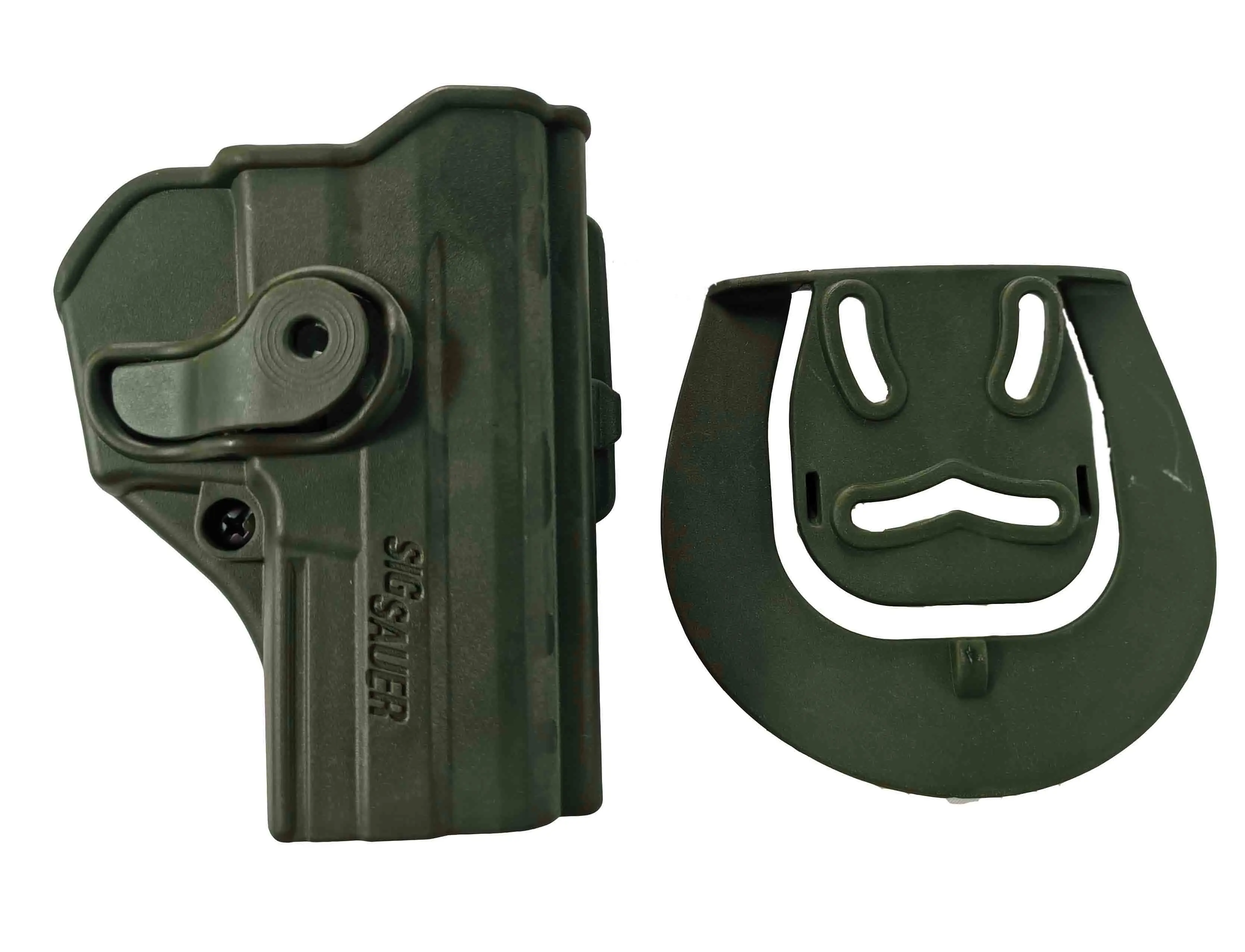 Тактический страйкбол P220 полимер удержание правой руки ремень пистолет внутренняя кобура для Sig Sauer Pro SP2022/SP2009 пистолет кобура - Цвет: green