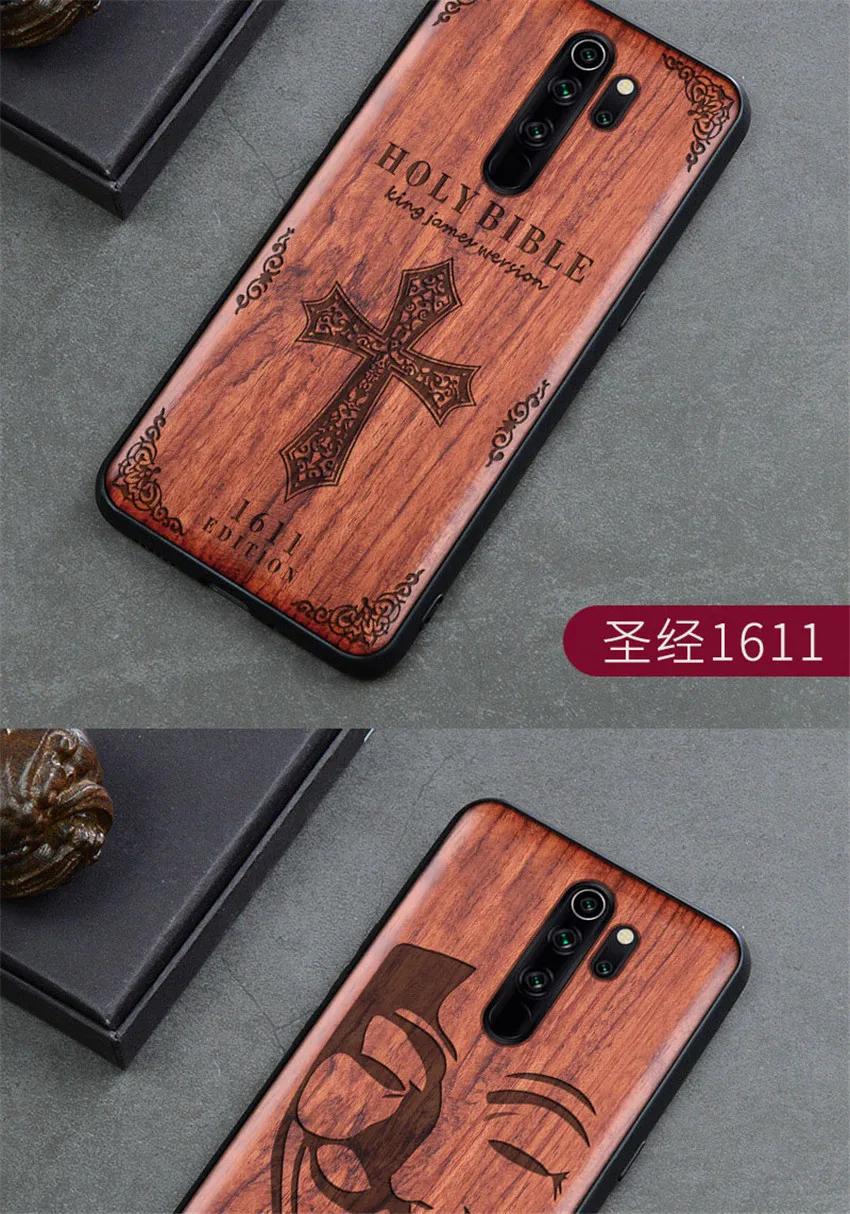 Чехол для телефона Xiaomi redmi note 8 pro Чехол из натурального дерева TPU для Xiaomi redmi note 8 Note 7 Pro Аксессуары для телефонов