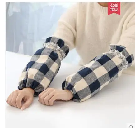 Sleeve female long section household chores clean autumn and winter sleeves work sleeves office waterproof adult