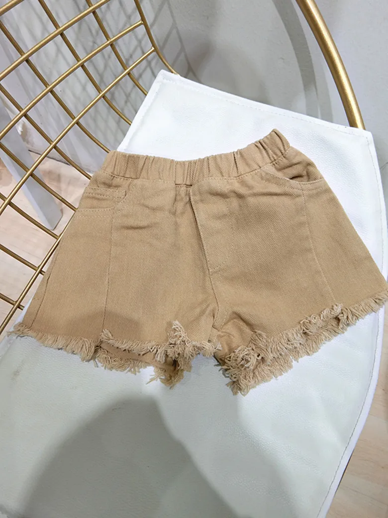 2 3 4 5 6 Y Unisex Baby Shorts Summer Korean Casual Denim Shorts for Boys Girl Pants Toddler Kids Jeans Child Shorts New Fashion